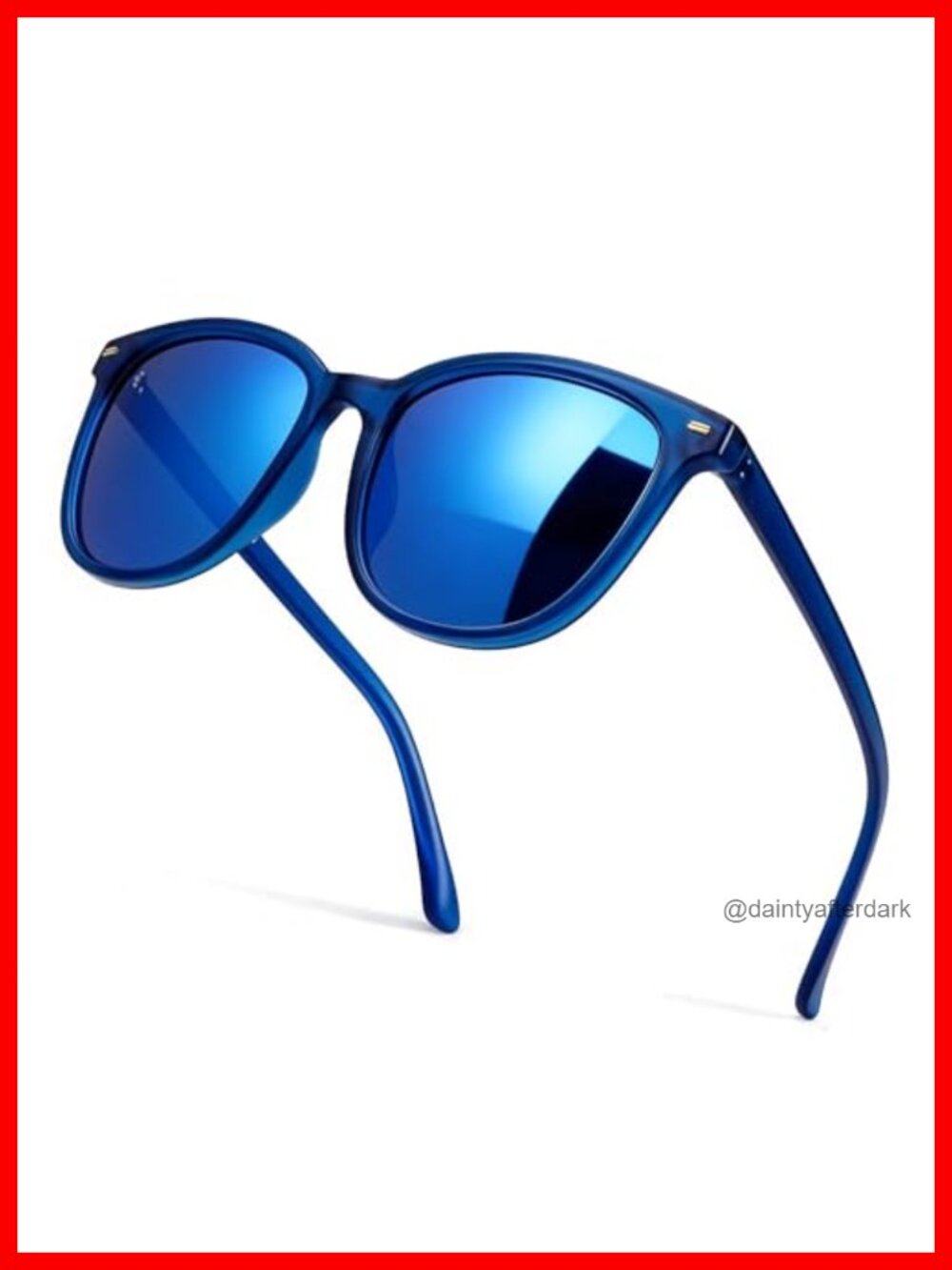 SIPHEW Polarized Mirrored Sunglasses UV400 Square Oversized